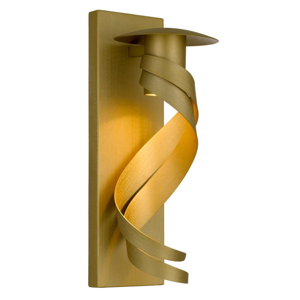 Tobera Brass, Black or Bronze GU10 IP44 Wall Light