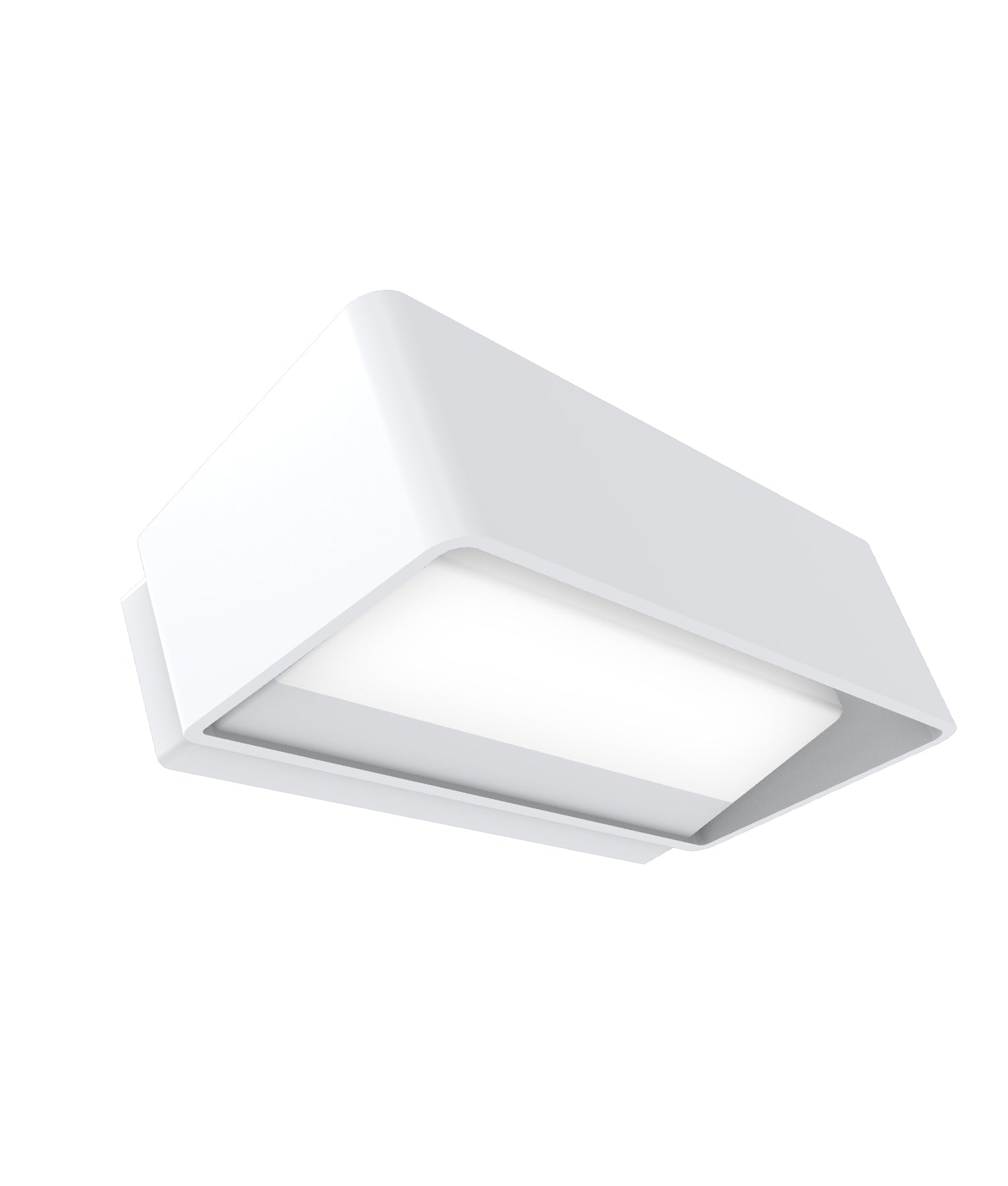TOPA: LED Exterior Surface Mounted Rectangular Up/Down Wall Lights IP65