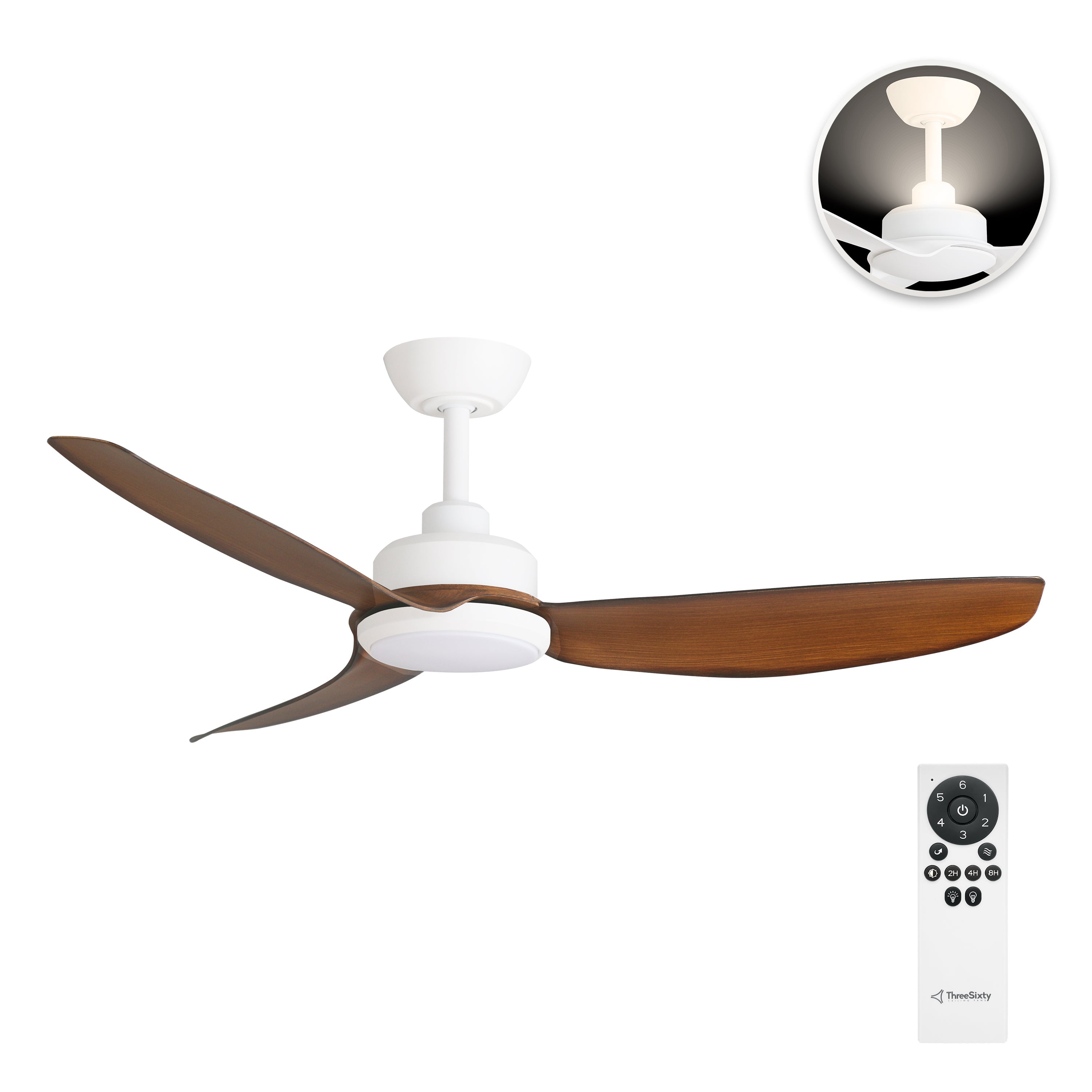 Three Sixty Trinity DC Ceiling Fan 48" (122cm)