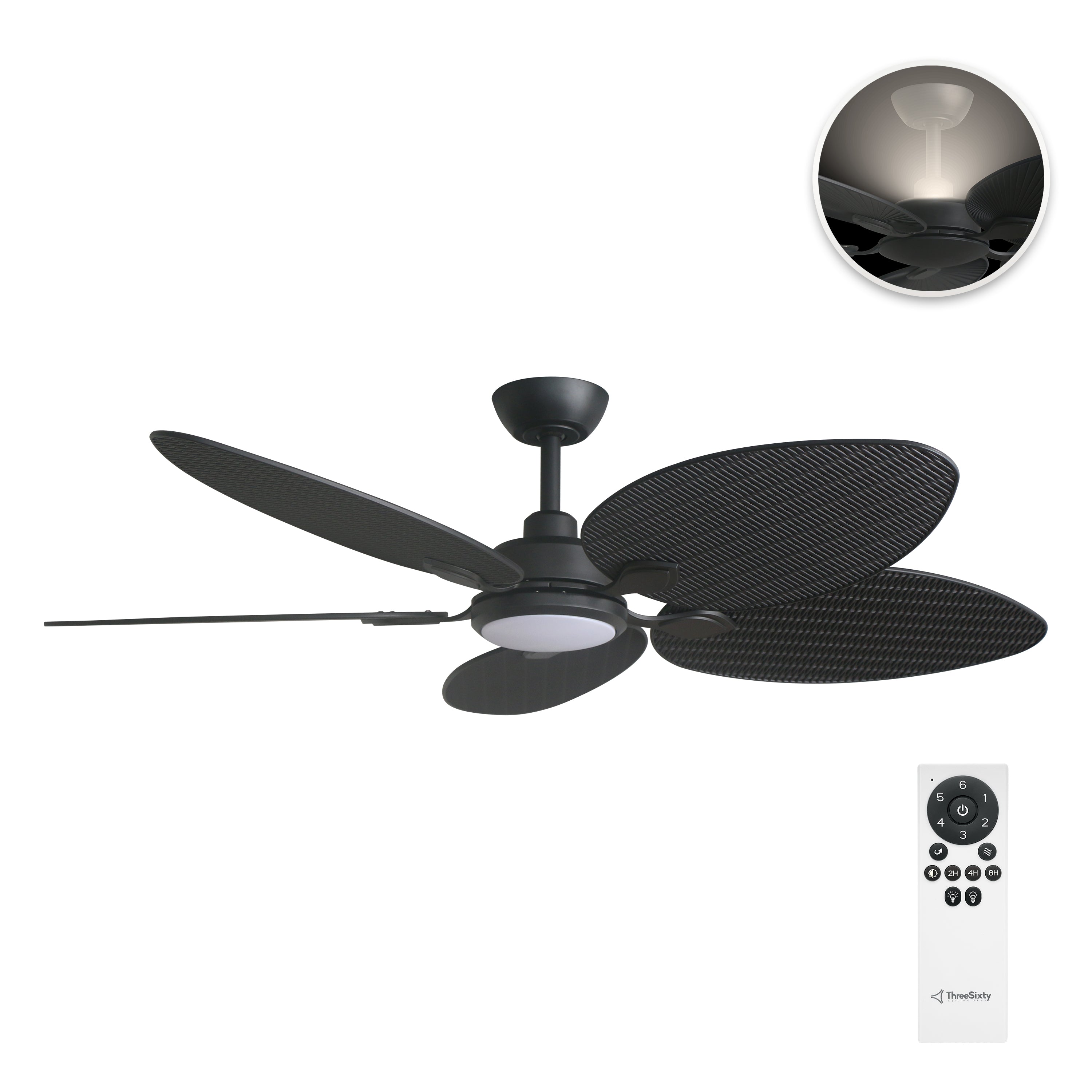 Three Sixty Tropicana DC Ceiling Fan 56" (142cm)
