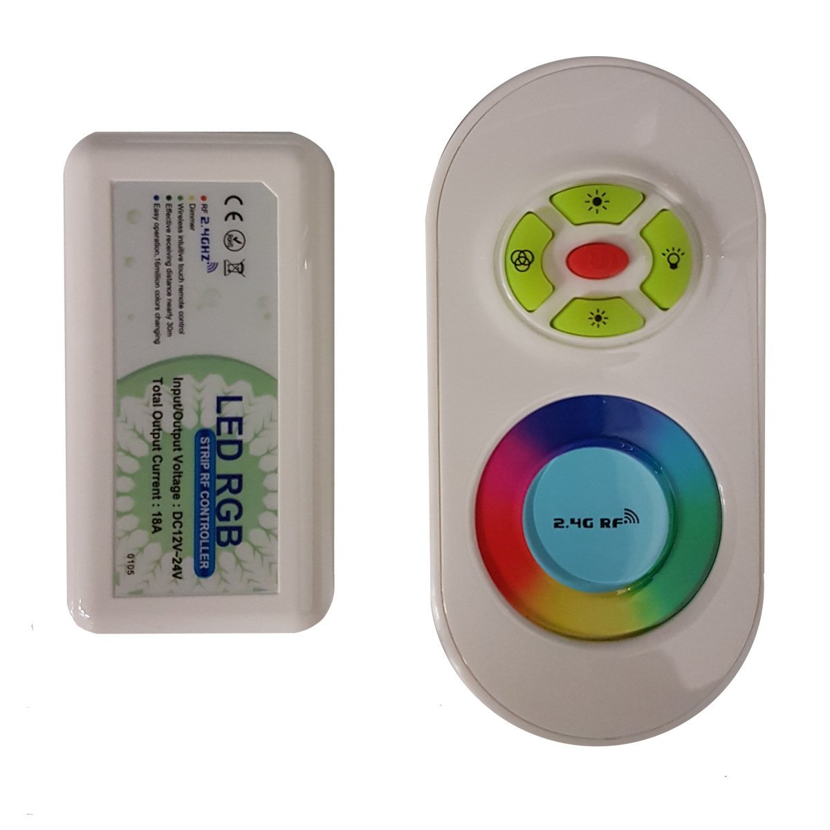 Touch Fade White Remote Control RGB - RCRGBTF