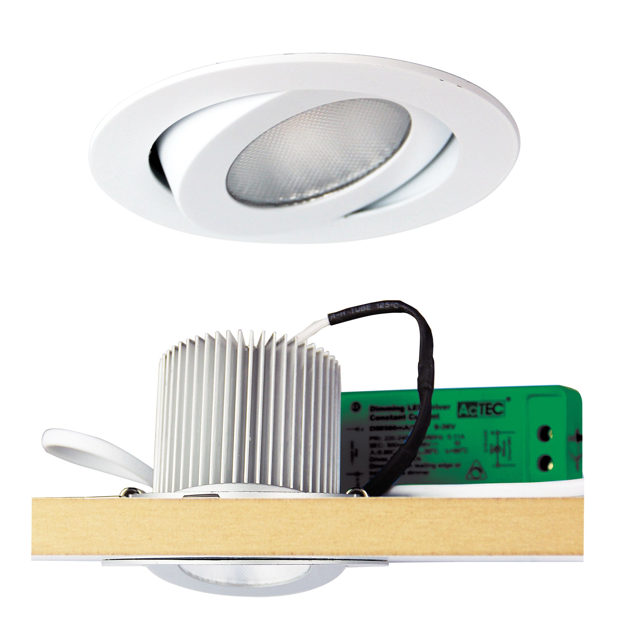 Rock 92 LED 12W 4000K Adjustable LED Recessed