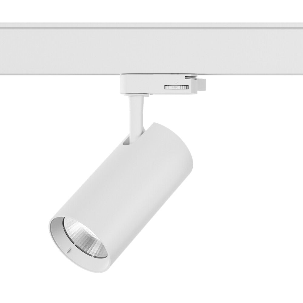 Unitrek LED Tri-Colour Track Spot 30/21W 3/4/5.7K 40 Degrees Single Circuit White