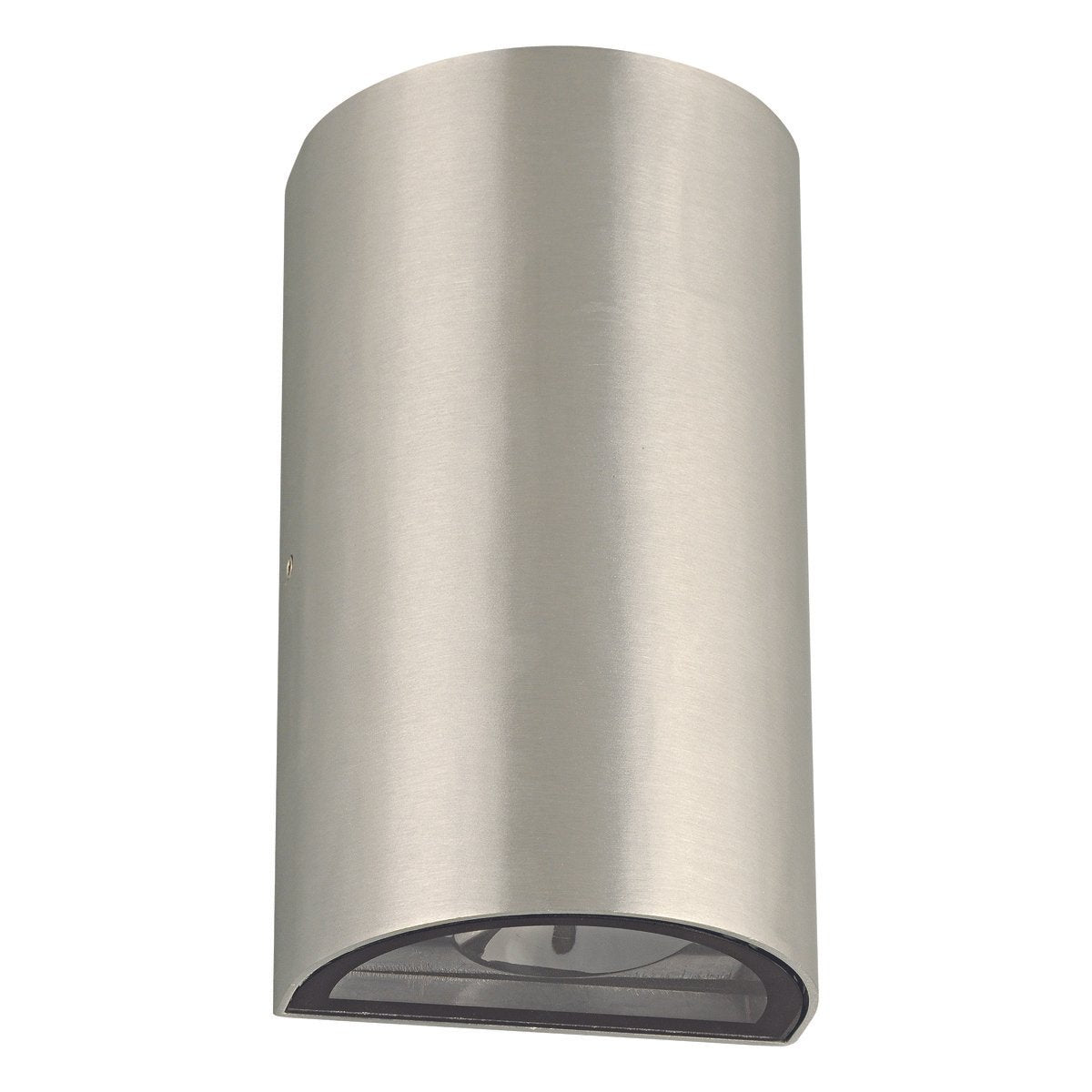 Zimbo Round LED Integrated External Light Brushed Chrome