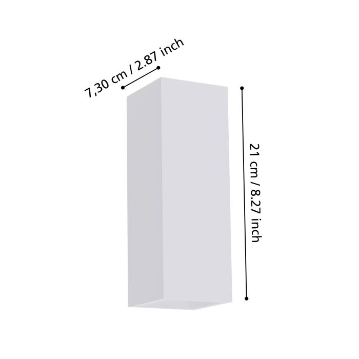 Blake Wall Light 2X5W GU10 Tri-Colour White