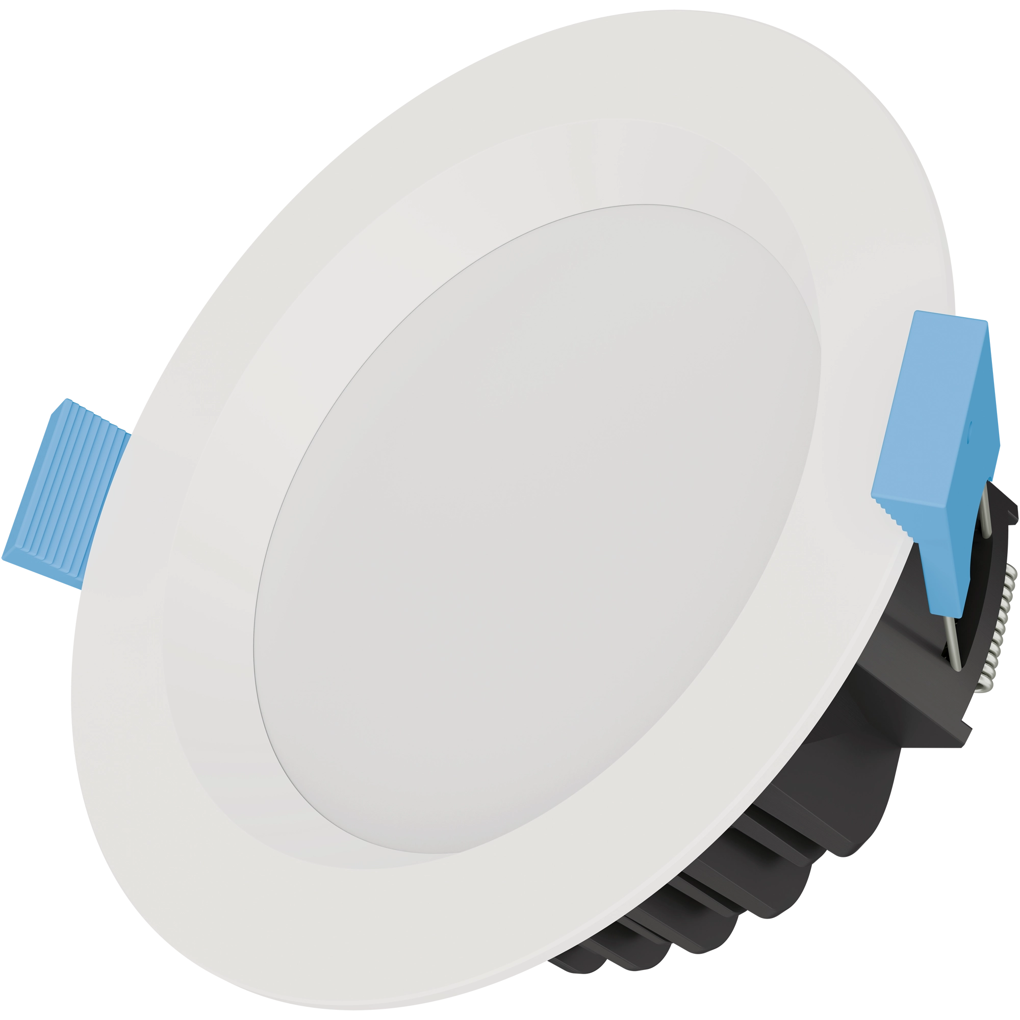 Lory Premium Aluminium Recessed Face Downlight 13W TRI Colour Dimmable White