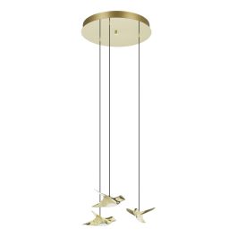 Paratebueno Hanging Light 3X3W LED 3000K Brass