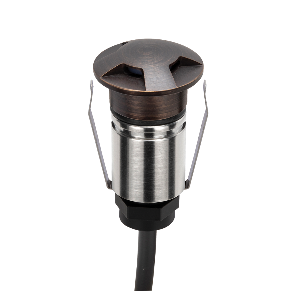 Emit 25mm RGBW 36° Led 12/24V Decklight Antique Brass