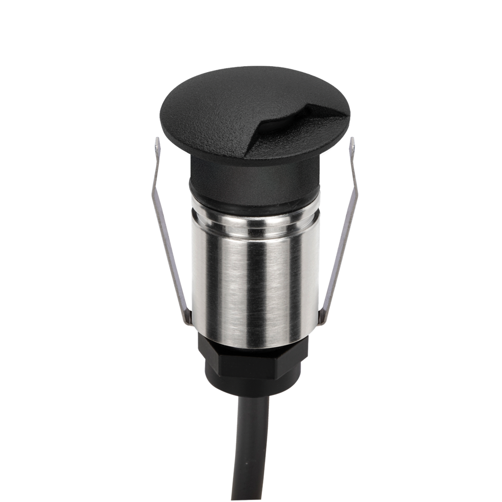 Emit 25mm RGBW 36° Led 12/24V Decklight Stainless Steel Black