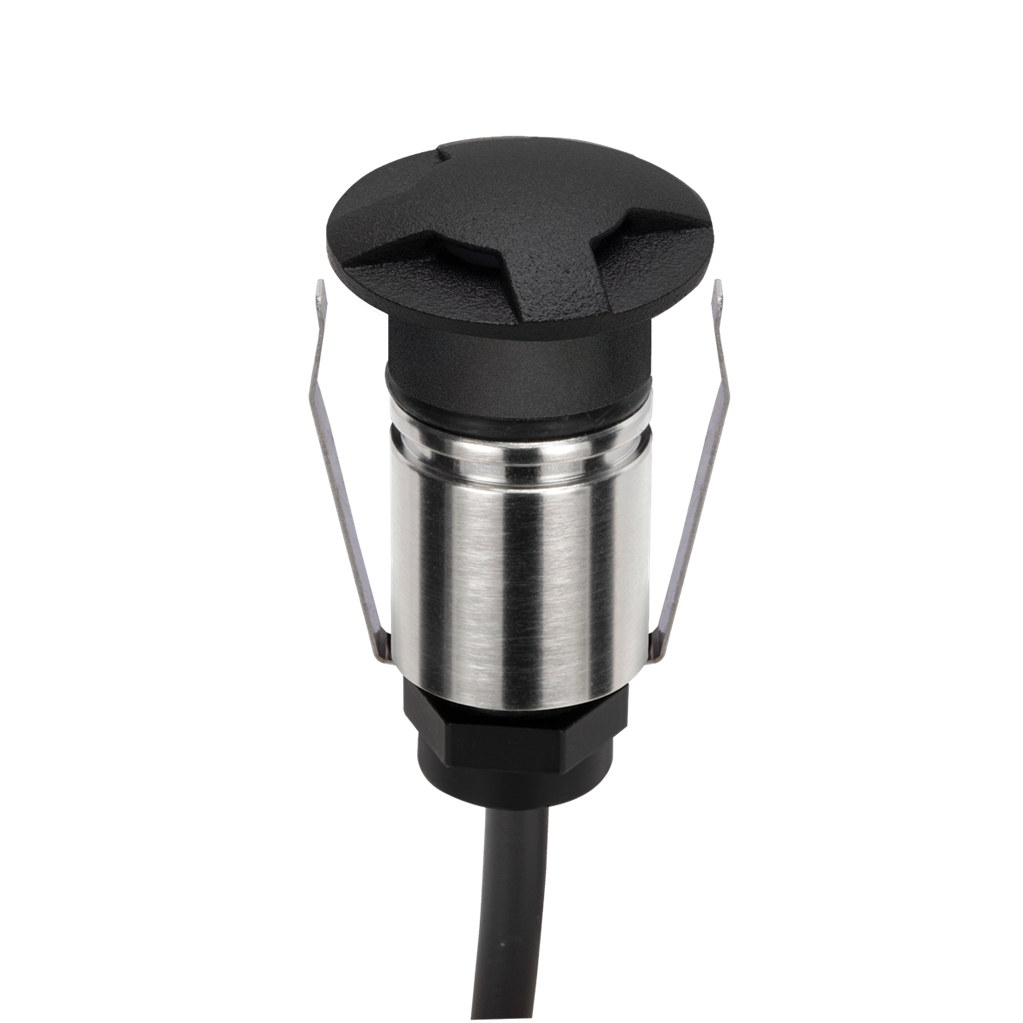 Emit 25mm RGBW 36° Led 12/24V Decklight Stainless Steel Black