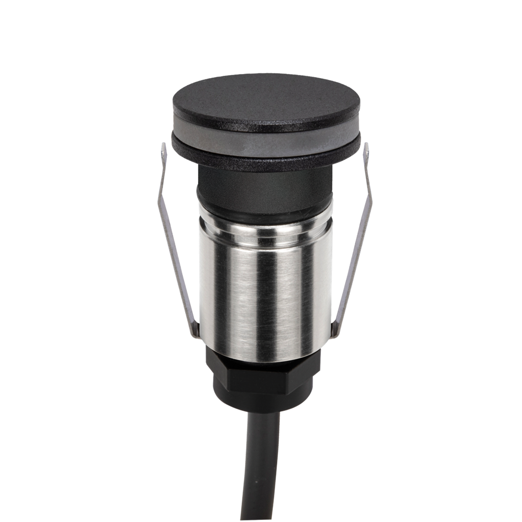 Emit 25mm RGBW 36° Led 12/24V Decklight Stainless Steel Black