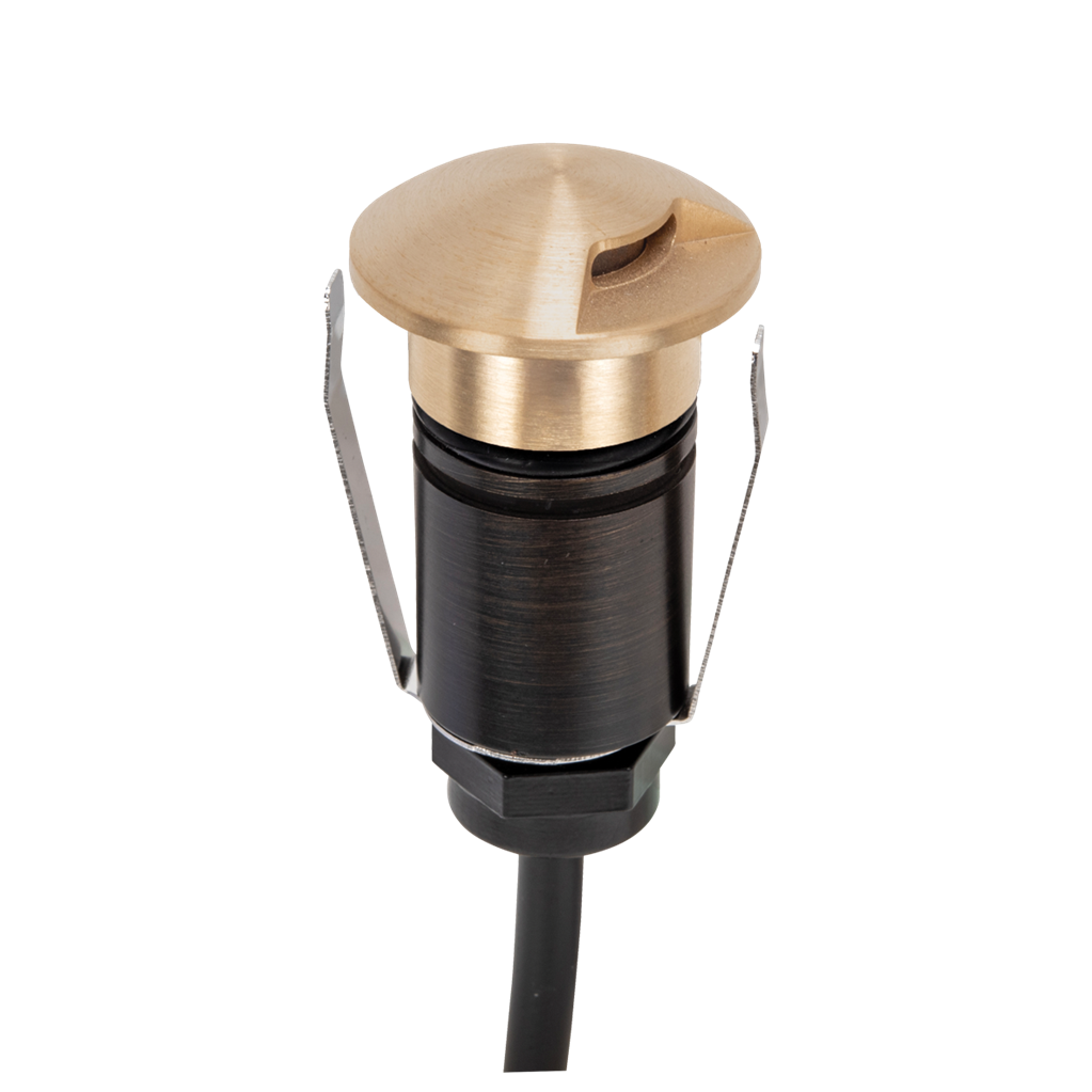 Emit 25mm 1W 36° Led Trio 12/24V Decklight Brushed Brass