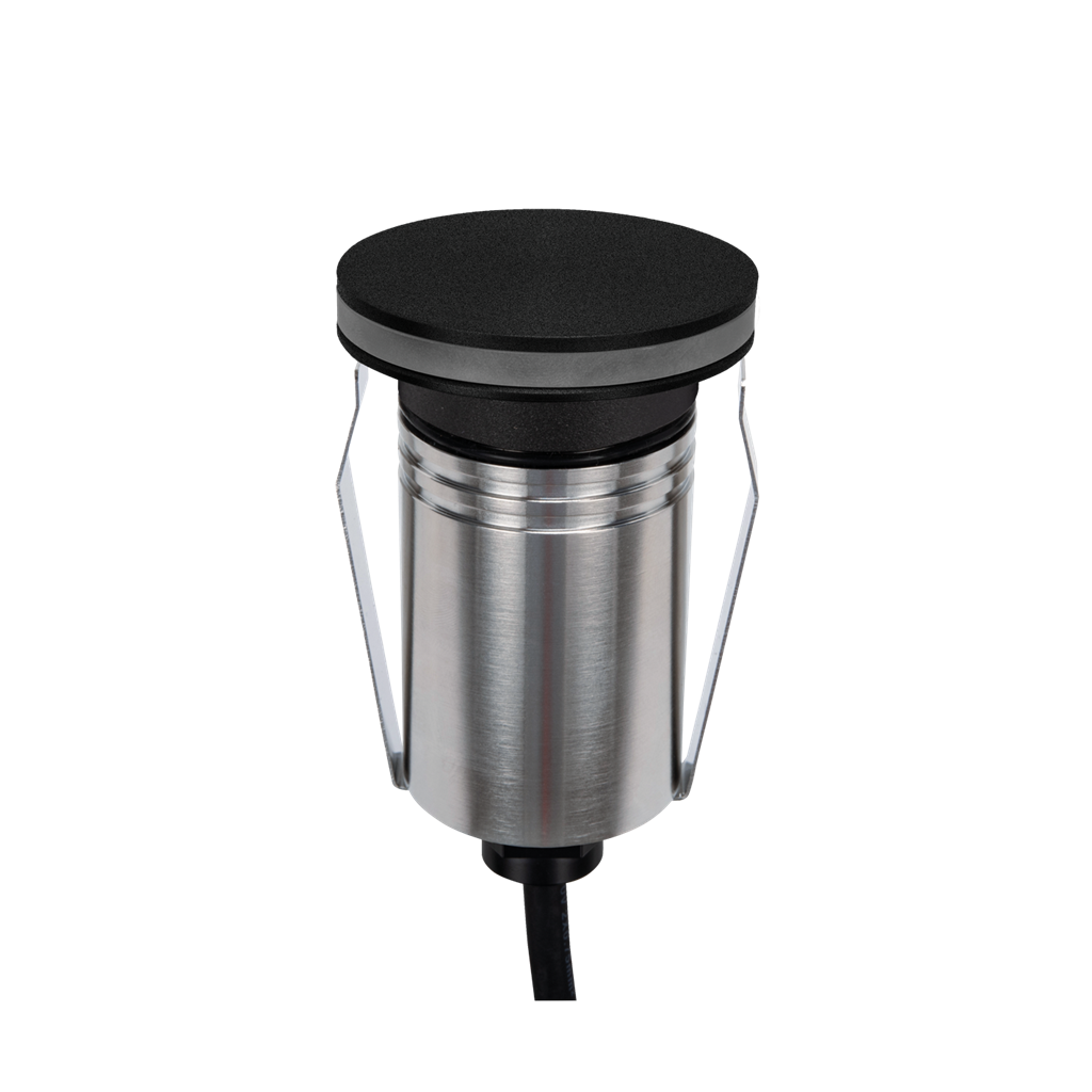 Emit 55mm RGBW 36° Led 12/24V Decklight Stainless Steel Black