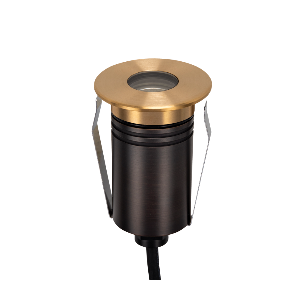 Emit 55mm 2.5W 36° Led Trio 12/24V Decklight Brushed Brass