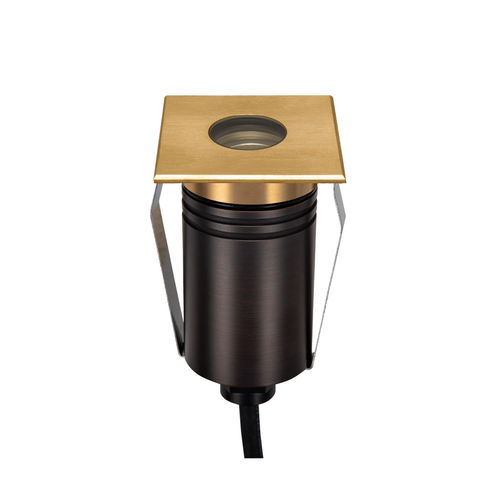 Emit 55mm 2.5W 36° Led Trio 12/24V Decklight Brushed Brass