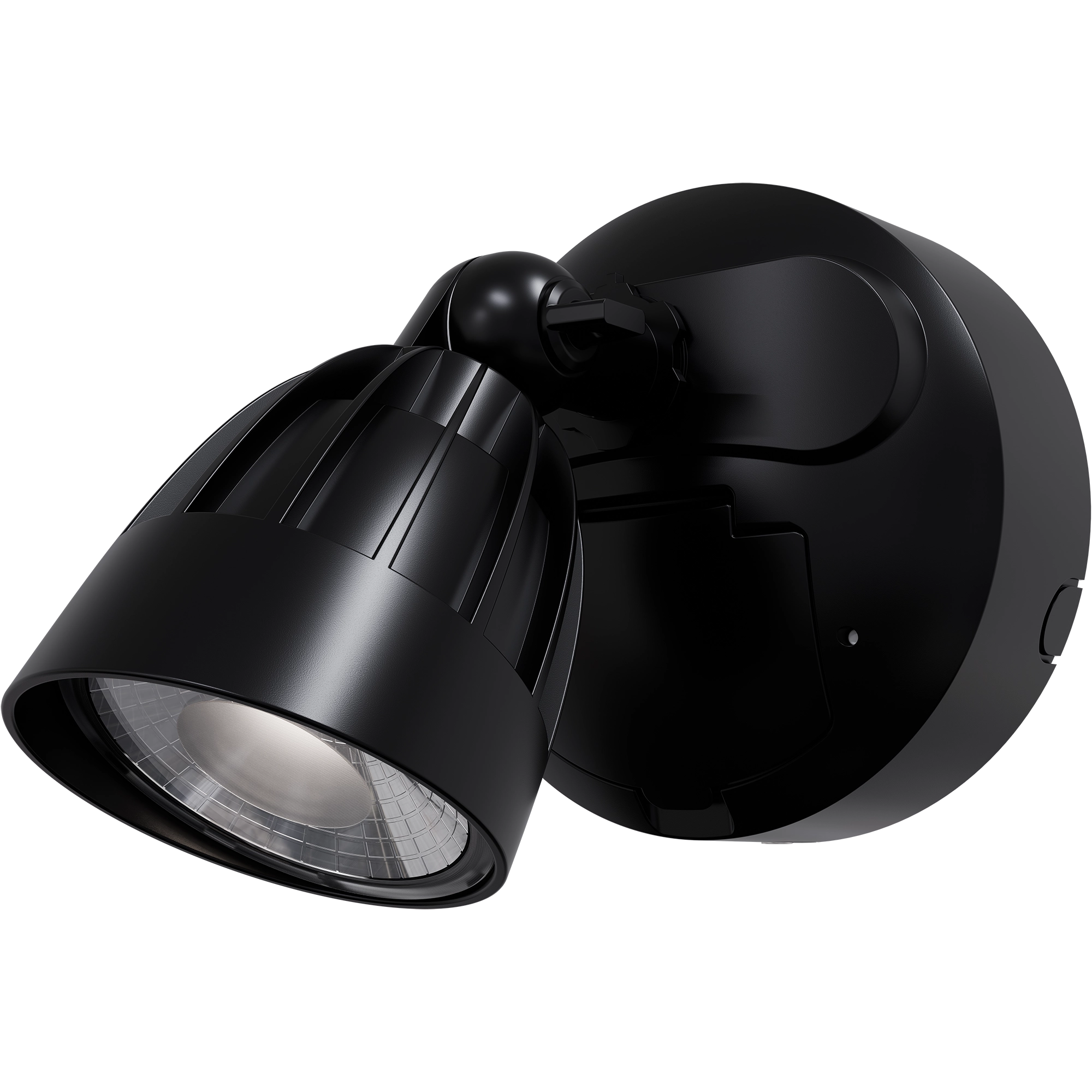 Nighthawk 1 Light Exterior Spotlight with Sensor 15W TRI Colour Black IP65