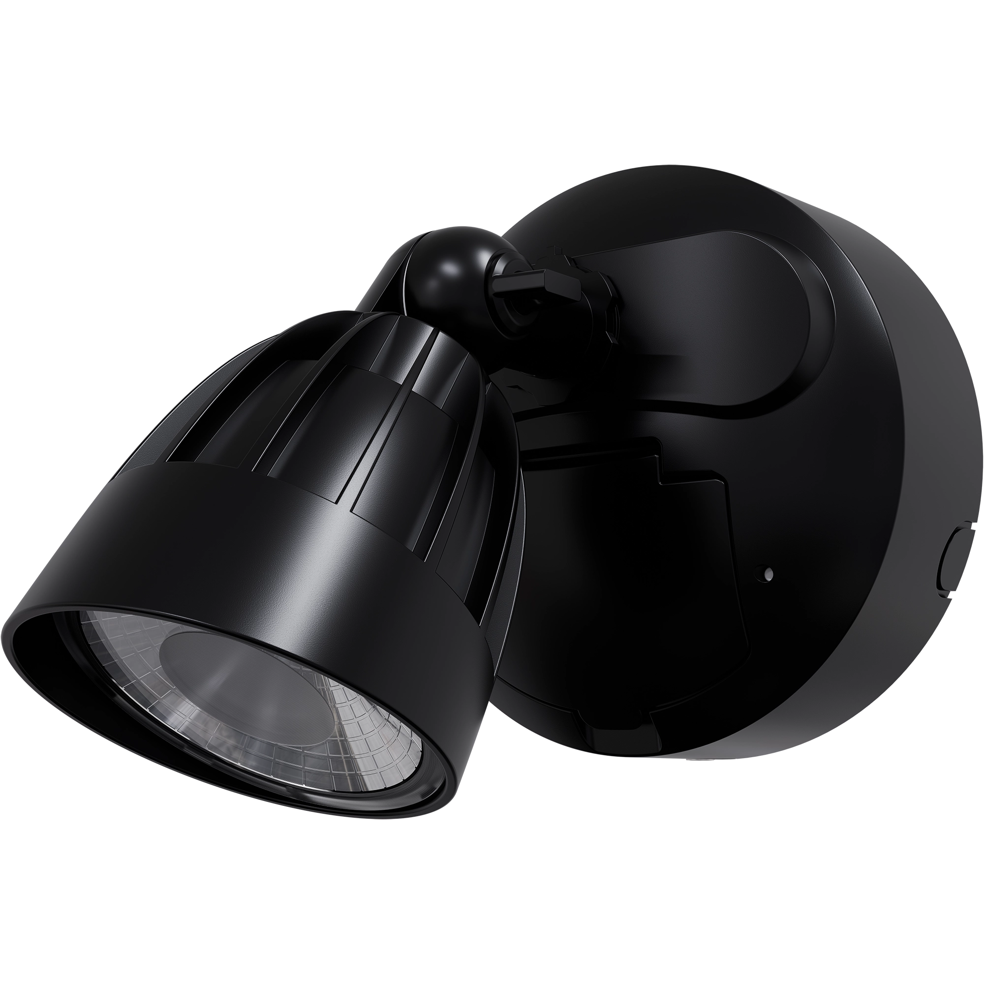 Nighthawk 1 Light Exterior Spotlight with Sensor 15W TRI Colour Black IP65
