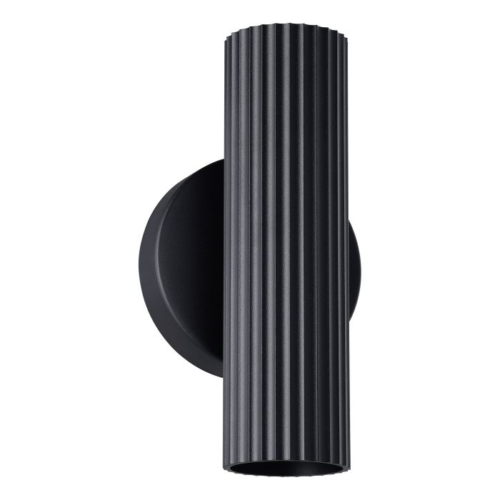 Portillo Black 2x5W CCT GU10 LED Up/Down Wall Light