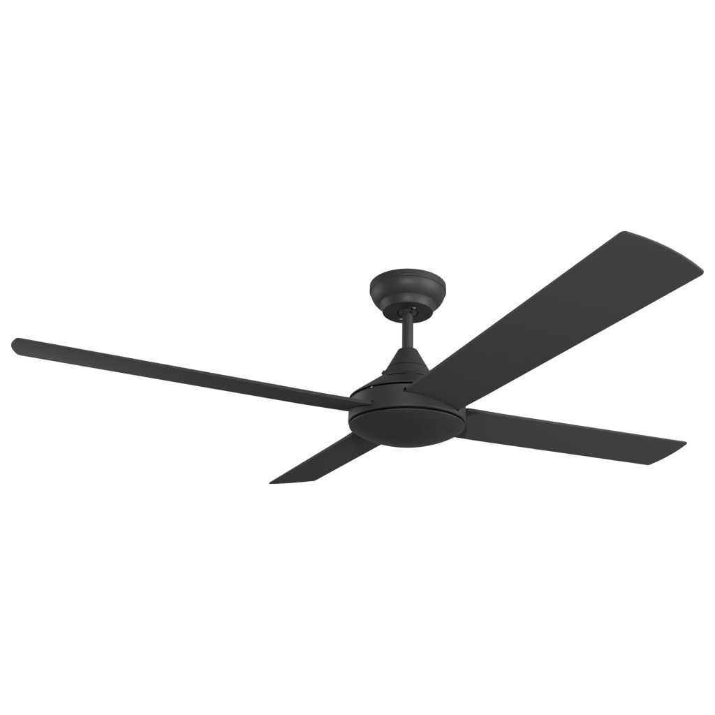 Calibo Heron Indoor/Outdoor AC Ceiling Fan In Black