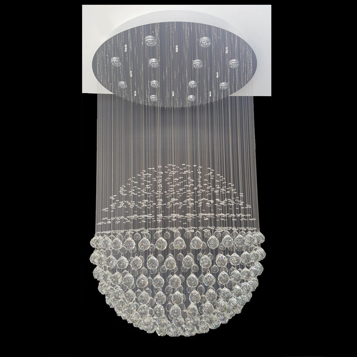 1 Ball Tier String Chandelier 800mm - CRP1007