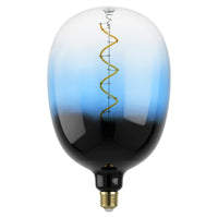 Thumbnail for T180 Filament E27 Blue Spiral 4W Warm White LED Globe