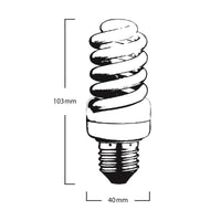 Thumbnail for 15w e27 T2 Globe Specifications