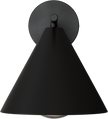Becard E27 Cone Exterior Modern Coach Wall Light Black IP65