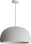 Passerine Dome Polymer Resin E27 Pendant Ø500mm White 3M Drop IP20