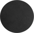 Orville Black Natural Travertine Round 250mm LED Wall Light 6W Tri Colour Non Dimmable - IP20