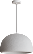 Passerine Dome Polymer Resin E27 Pendant Ø430mm White 3M Drop IP20