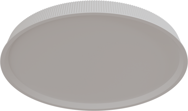 Kinglet 630mm Ribbed LED 75W CTC/Oyster Tri Colour Dimmable White IP20