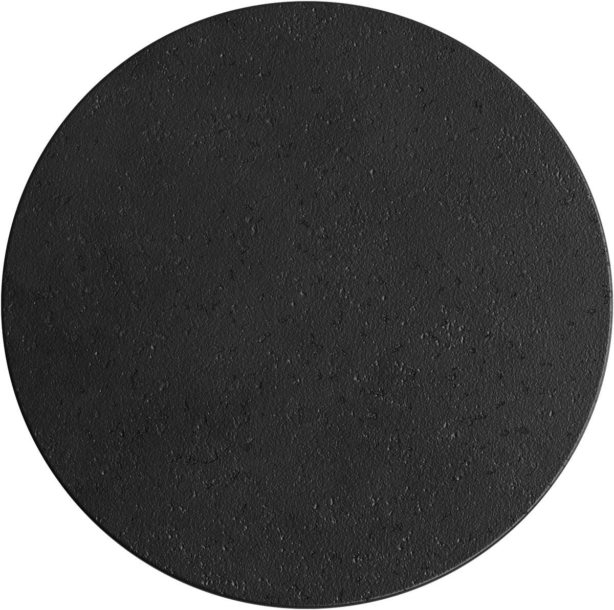 Orville Black Natural Travertine Round 200mm LED Wall Light 6W Tri Colour Non Dimmable - IP20