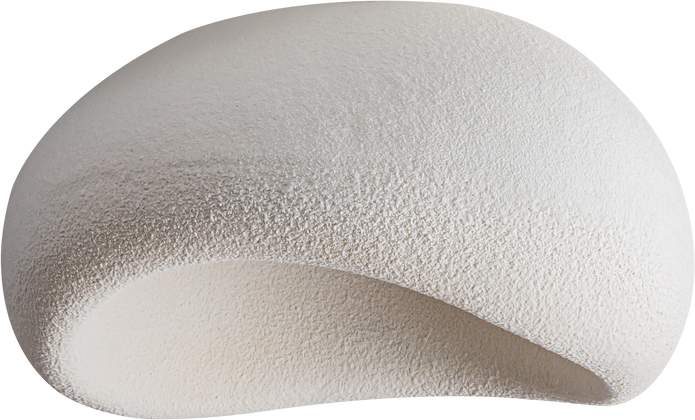 Cardinal Polymer Resin E27 Wall Light / CTC Pendant 500mm White / White IP20