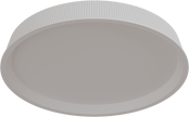 Kinglet 450mm Ribbed LED 36W CTC/Oyster Tri Colour Dimmable White IP20