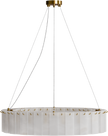 Mirage 800mm Round Alabaster Kit - 18 Head E14 Brass frame with Alabaster Decor 3M Drop IP20