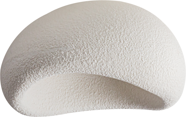 Cardinal Polymer Resin E27 Wall Light / CTC Pendant 400mm White / White IP20