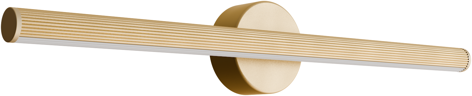 Aeris 600mm Fluted LED Wall Light 21W Tri Colour Non Dimmable Gold IP20