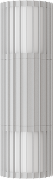 Bright 10W LED Tri Colour Ribbed Up Down Exterior Wall light Non Dimmable White IP65