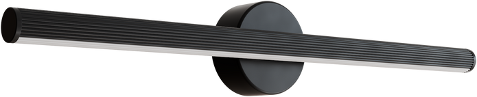 Aeris 600mm Fluted LED Wall Light 21W Tri Colour Non Dimmable Black IP20