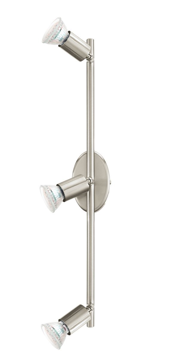 Buzz 4 Light GU10 Satin Nickel Adjustable Spotlight