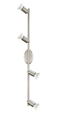 Thumbnail for Buzz 4 Light GU10 Satin Nickel Adjustable Spotlight