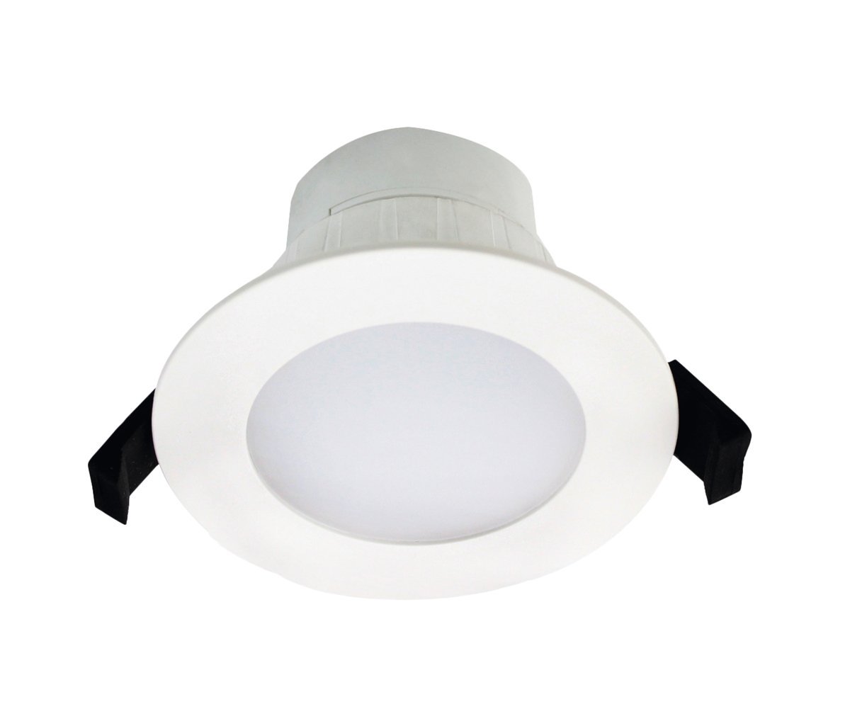 Roystar 9W Dimmable LED Tri-Colour Downlight Flat Face with White Trim