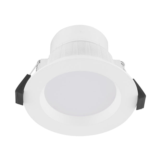 Roystar 9W Dimmable LED Tri-Colour Downlight Recessed Face with White Trim