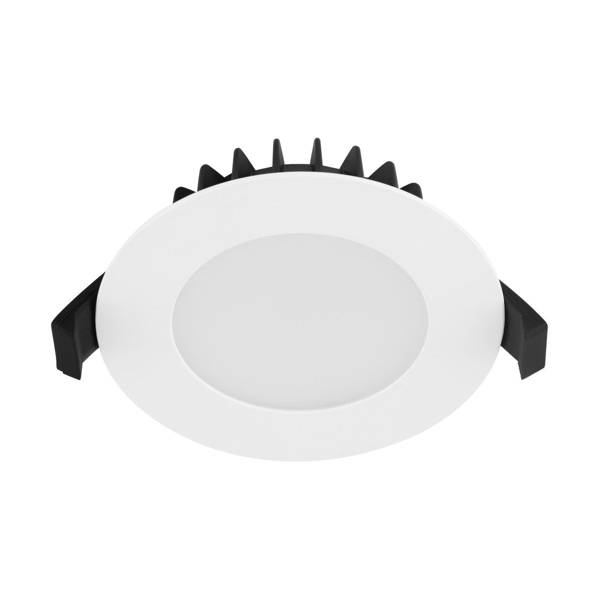 Roystar 12W Dimmable LED Tri-Colour Downlight Flat Face with White Trim