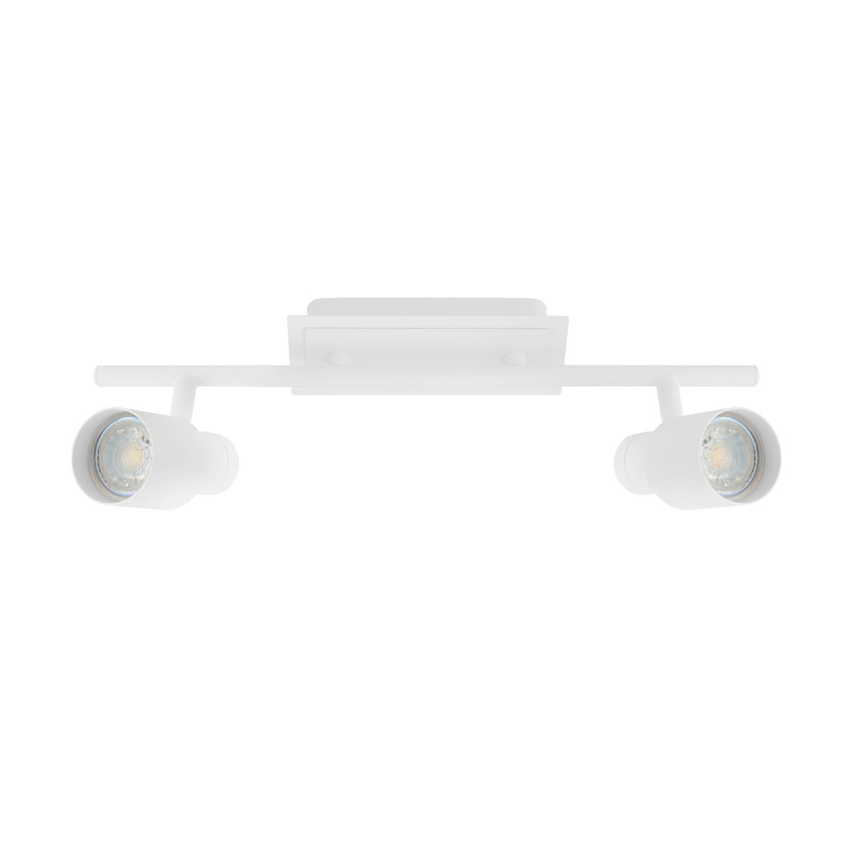 Davida 2 Light Matt White Adjustable GU10 LED Spotlight