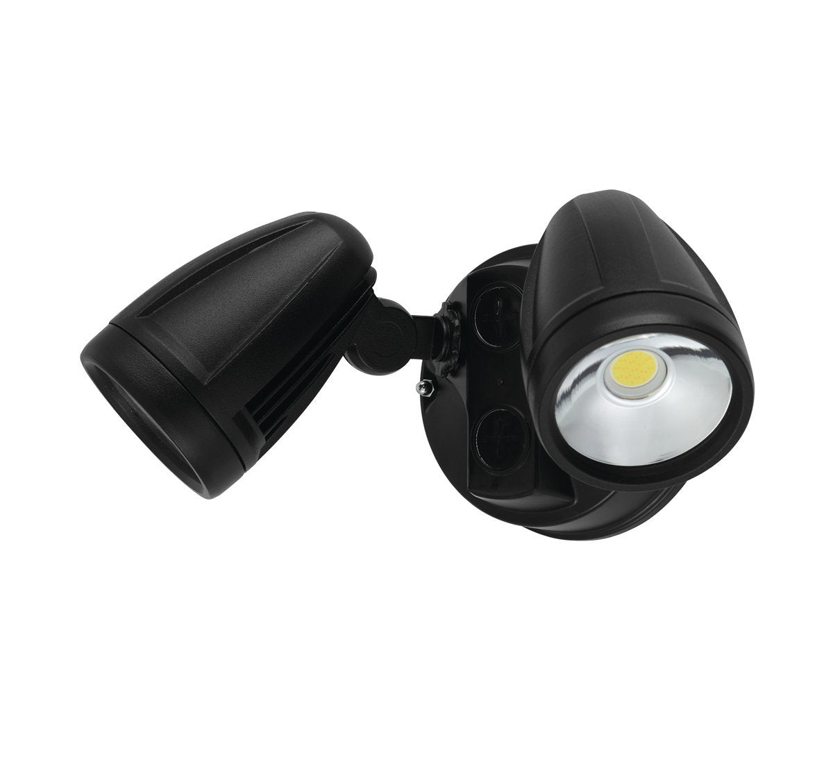 Chopper 30W Tri Colour LED Double Adjustable IP54 Black Exterior Spot Light