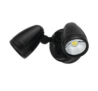 Thumbnail for Chopper 30W Tri Colour LED Double Adjustable IP54 Black Exterior Spot Light