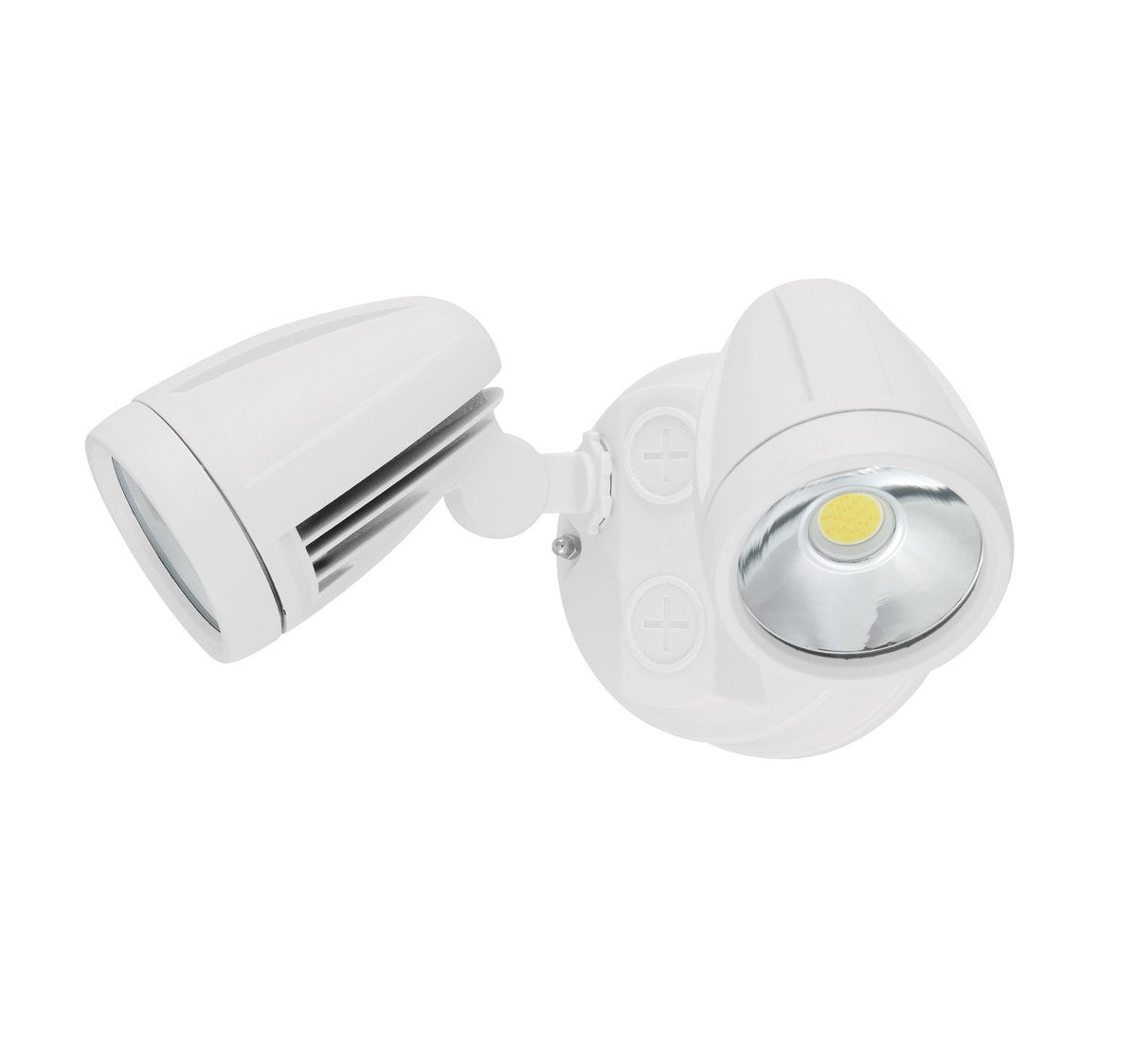 Chopper 30W Tri Colour LED Double Adjustable IP54 White Exterior Spot Light