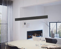 Thumbnail for Climene 1170mm 29W Tri-Colour LED Matt Black Interior Pendant Light