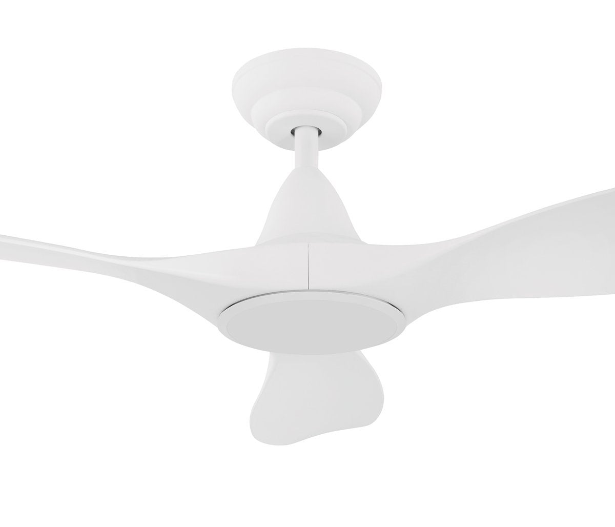 White Eglo Noosa 40" 3 Blade DC Indoor/Outdoor Ceiling Fan with Remote Control